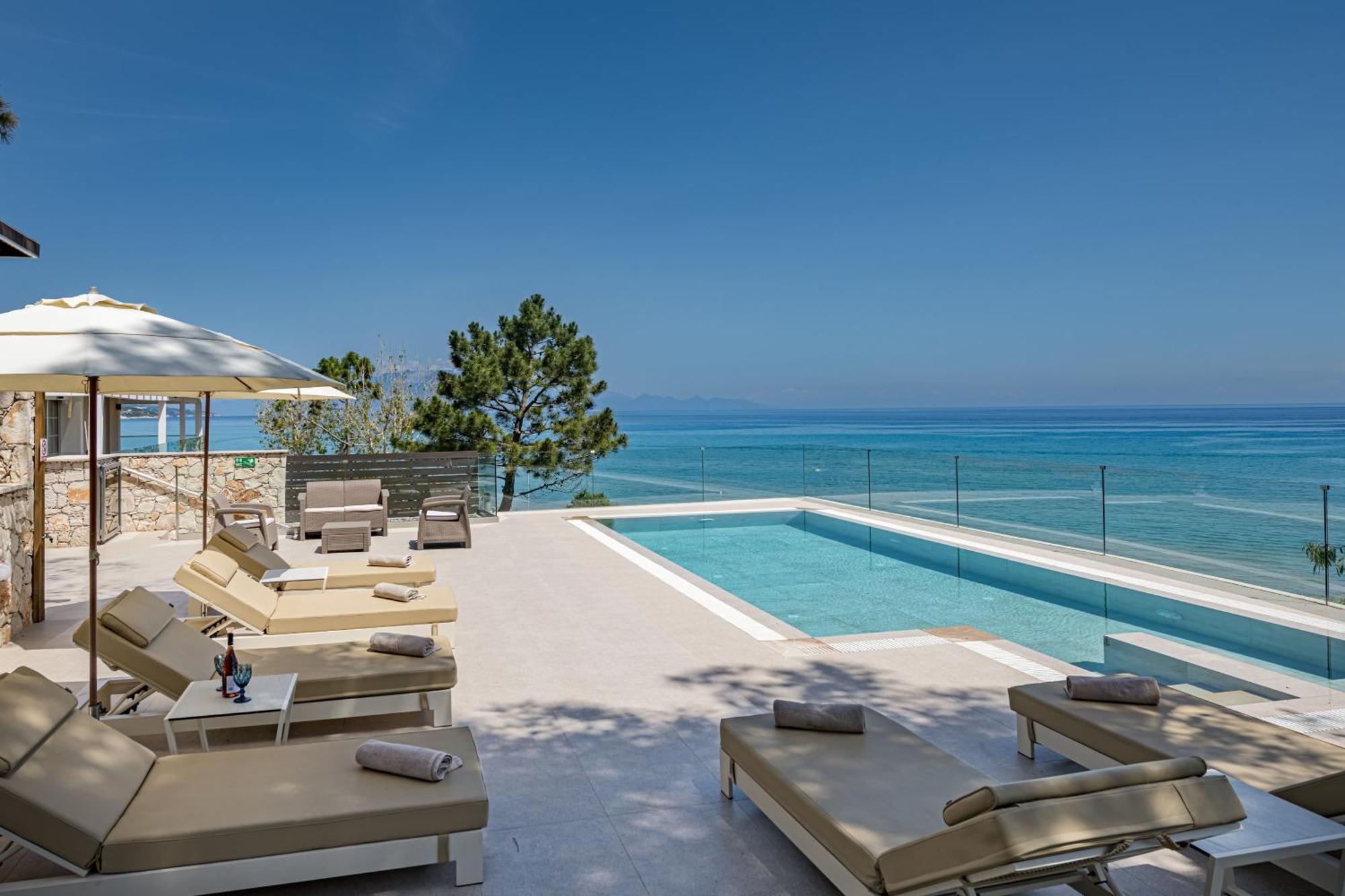 Addimare Sea View Villa, And Events Venue Алікес Екстер'єр фото